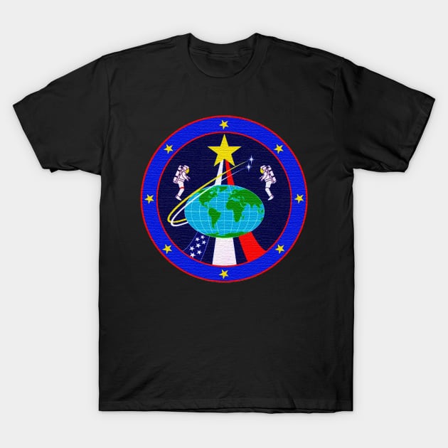 Black Panther Art - NASA Space Badge 55 T-Shirt by The Black Panther